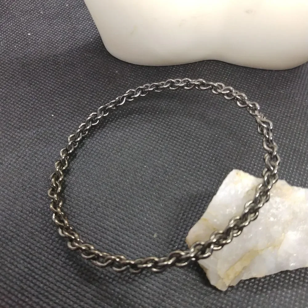Black barbed‎ wire bracelet